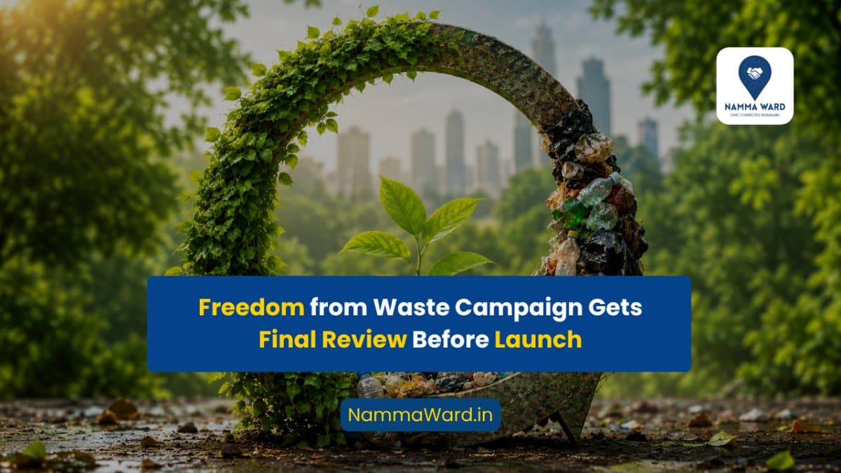 Krishna Byre Gowda Reviews ‘Freedom from Waste’ Campaign Ahead of August 1 Launch