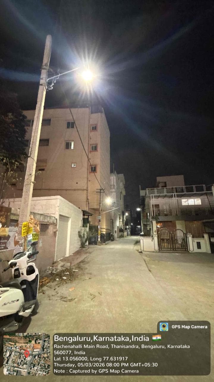 LED Street Light Replacement Project Underway Across Wards of Bengaluru North City Corporation