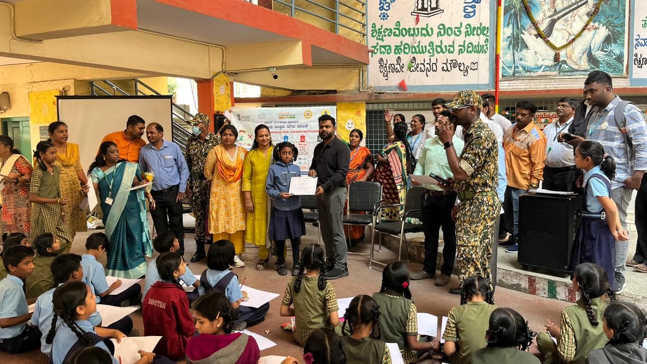 Swachh Survekshan 2025–26: Mass Mega Cleanliness Drive Awareness Activities Conducted in Government Schools