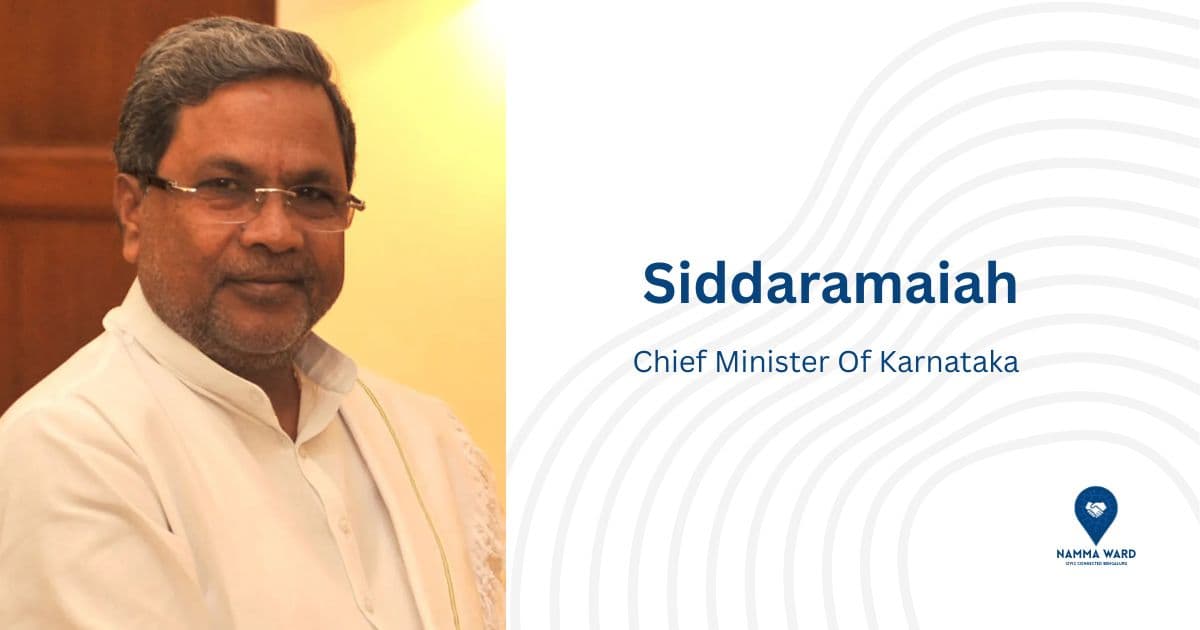 Siddaramaiah – Honourable Chief Minister Of Karnataka