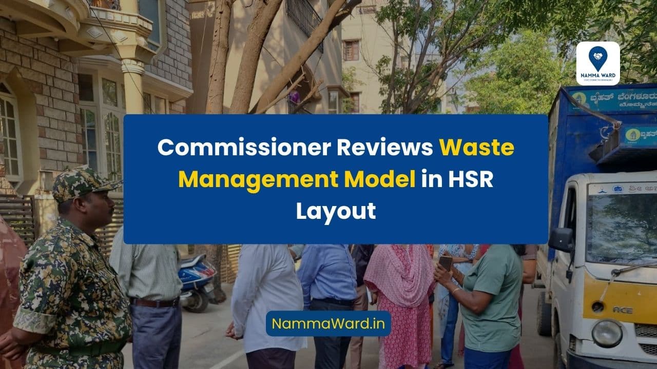 Commissioner Reviews Waste Management Model in HSR Layout