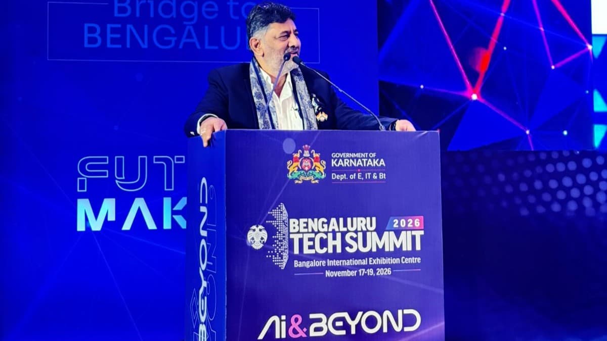 Deputy CM DK Shivakumar Addresses “Bridge to Bengaluru” Meet in Delhi