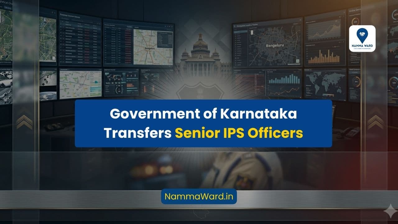 Government of Karnataka Transfers Senior IPS Officers