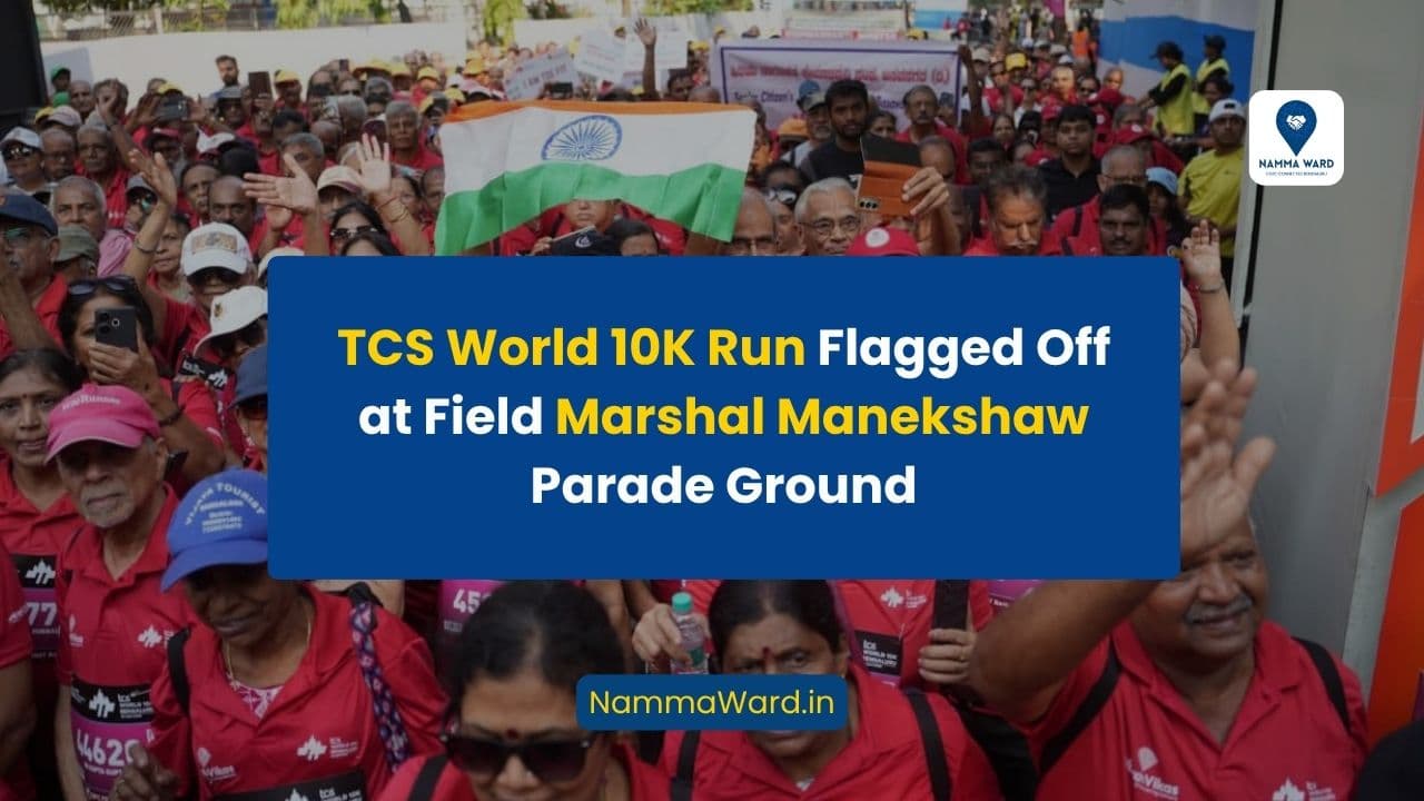 TCS World 10K Run Flagged Off at Field Marshal Manekshaw Parade Ground