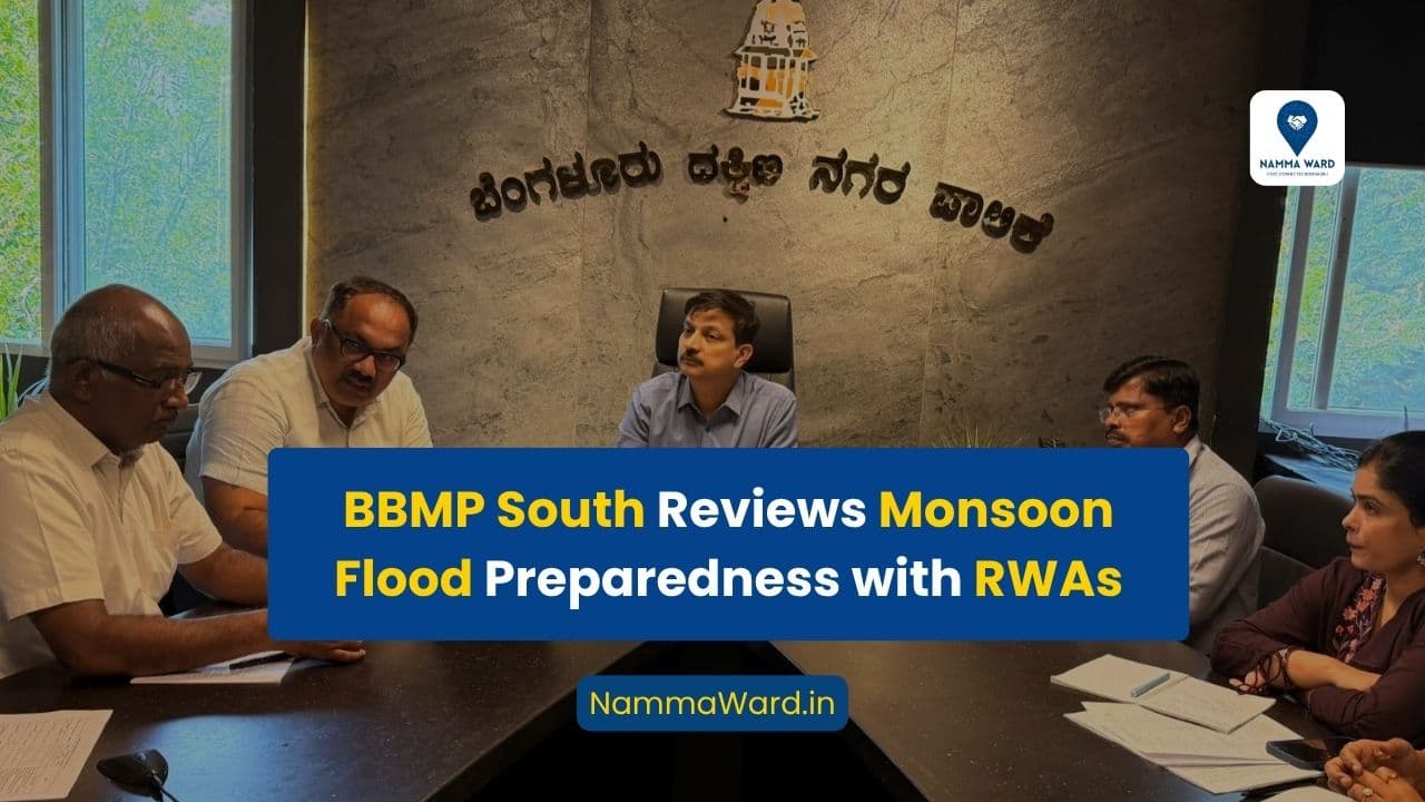 Commissioner Reviews Monsoon Flood Preparedness with RWA Representatives