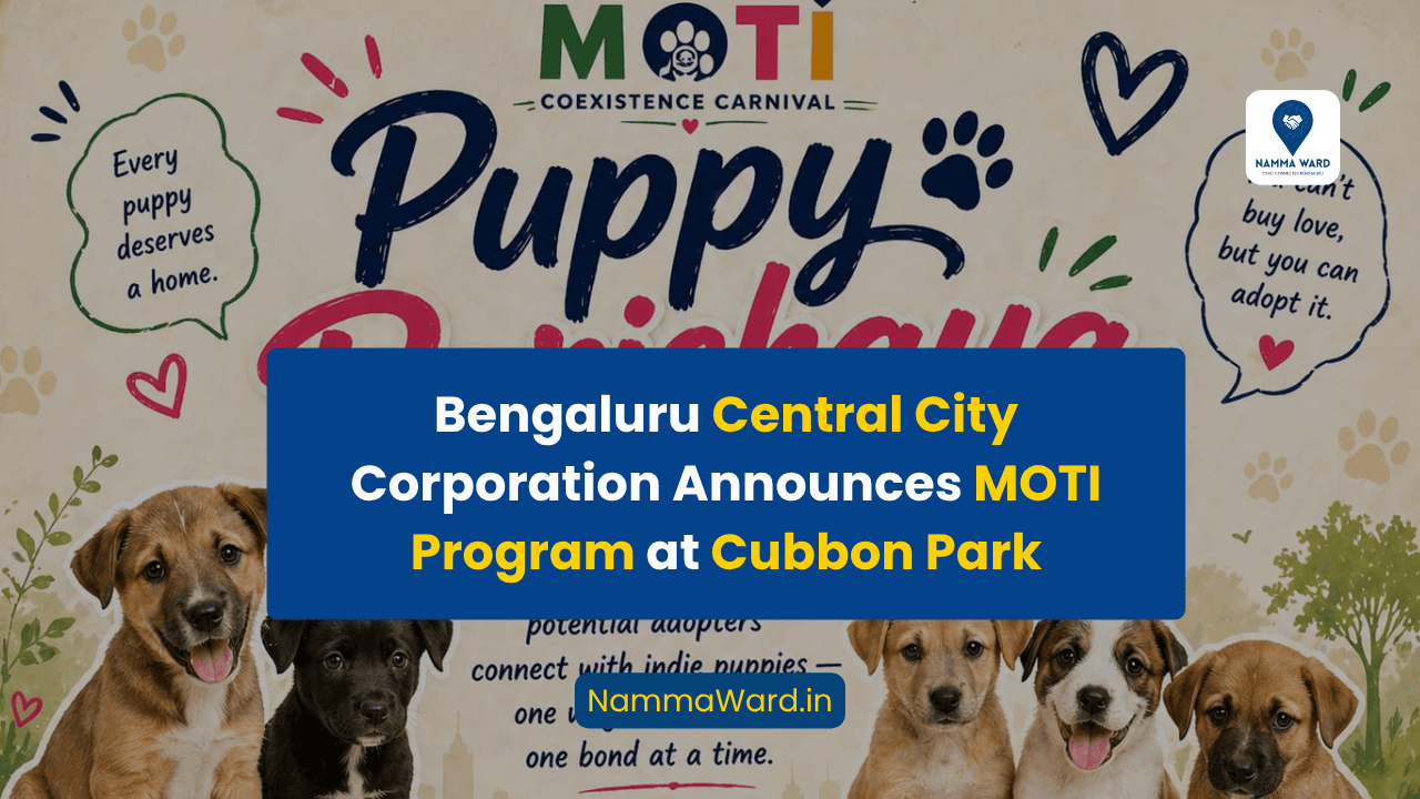 “MOTI” Program on Community Dog Adoption at Cubbon Park on May 03