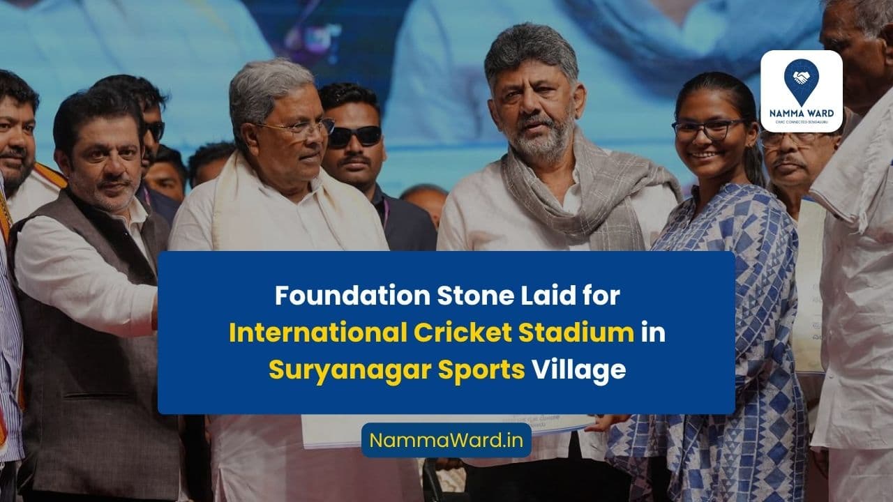 Foundation Stone Laid for International Cricket Stadium and Development Works in Suryanagar