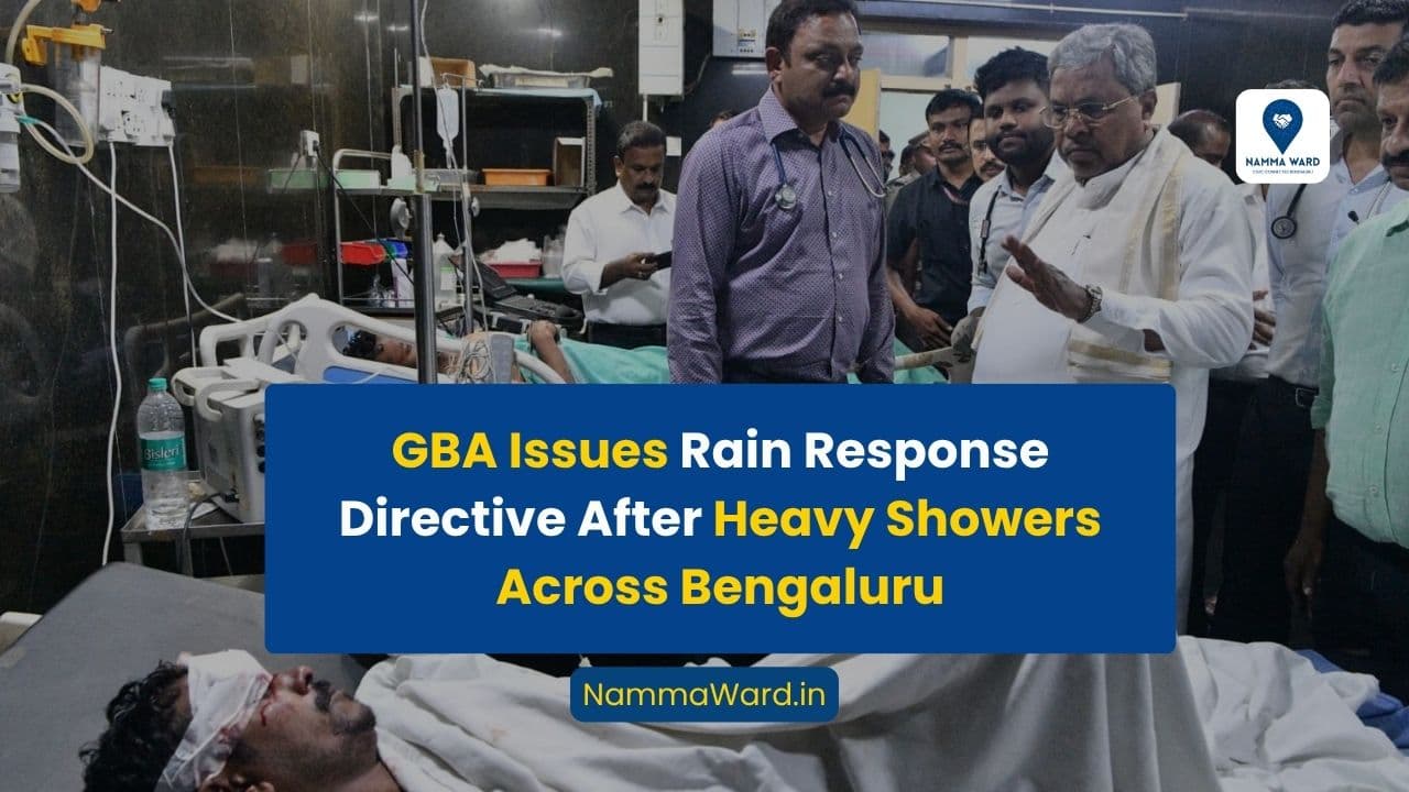 GBA Issues Rain Response Directive After Heavy Showers Across Bengaluru