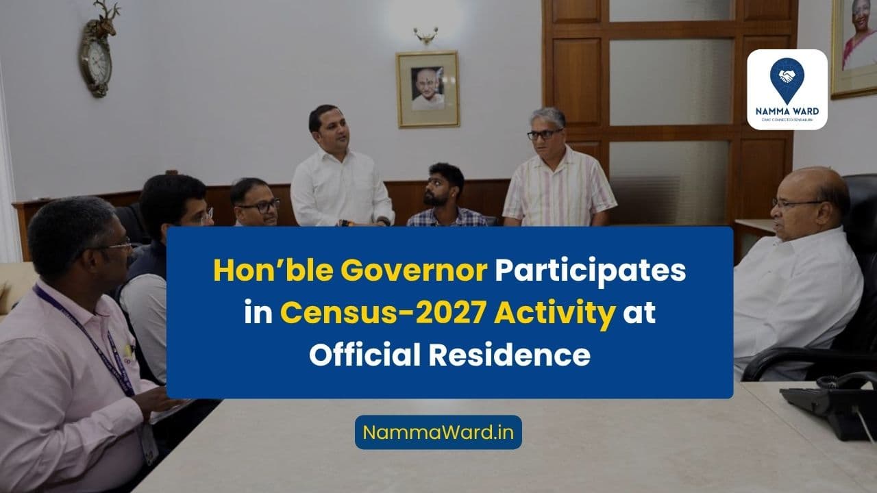 Hon’ble Governor Participates in Census-2027 Activity at Official Residence