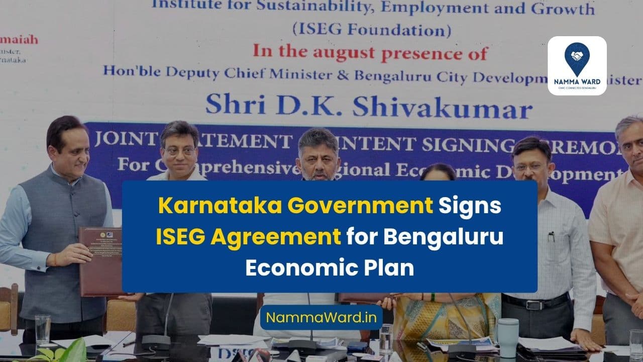 Joint Statement Signed for Bengaluru Economic Master Plan Development