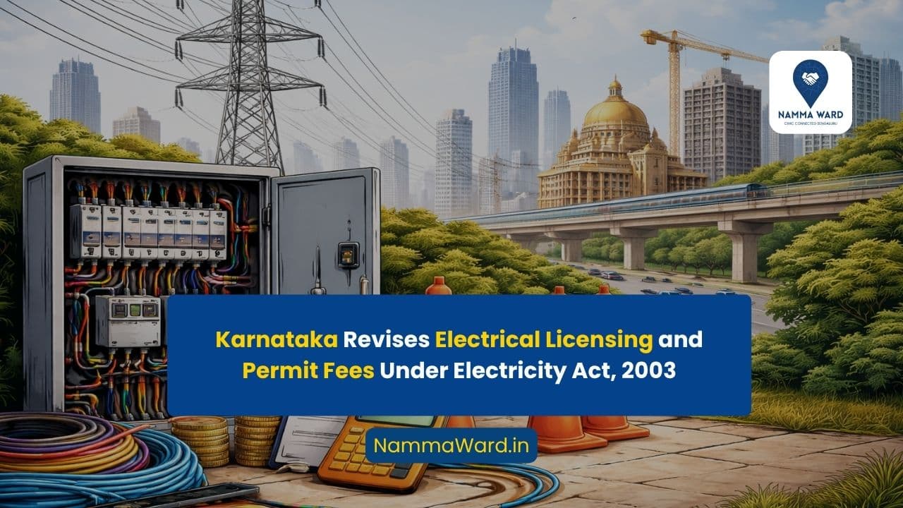 Karnataka Revises Electrical Licensing and Permit Fees; Bengaluru Infra Sector to Watch Closely