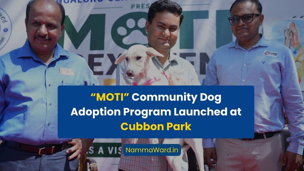 “MOTI” Community Dog Adoption Program Launched at Cubbon Park