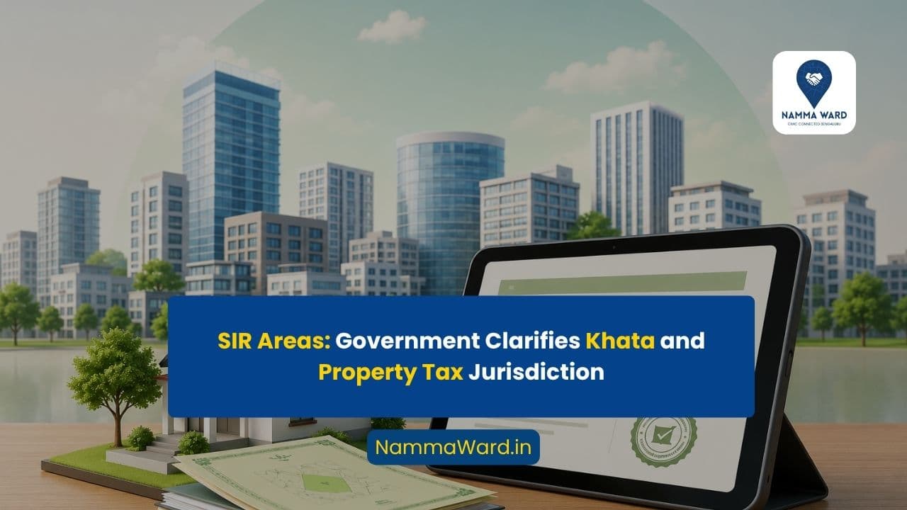 SIR Areas: Govt Clarifies Khata & Property Tax Jurisdiction