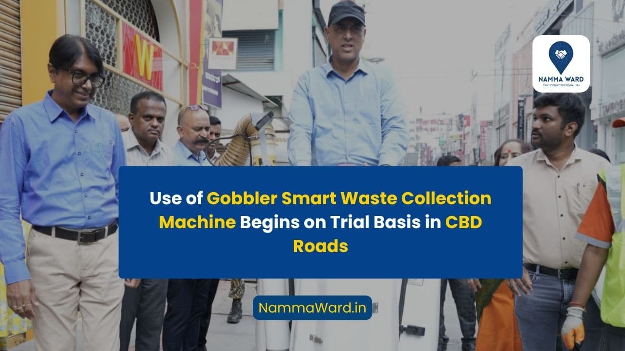 Use of Gobbler Smart Waste Collection Machine Begins on Trial Basis in CBD Roads