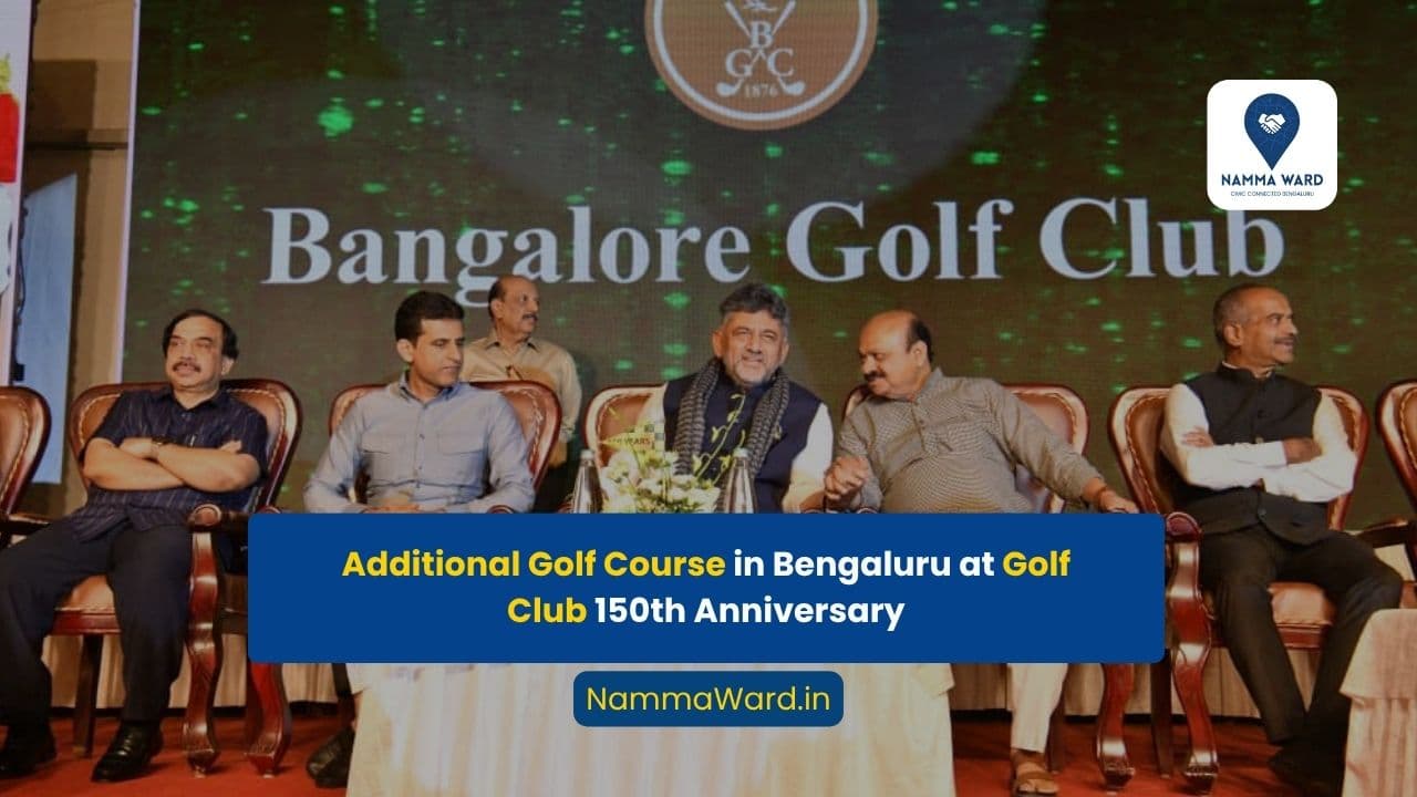 CM Suggests Additional Golf Course in Bengaluru at Golf Club 150th Anniversary