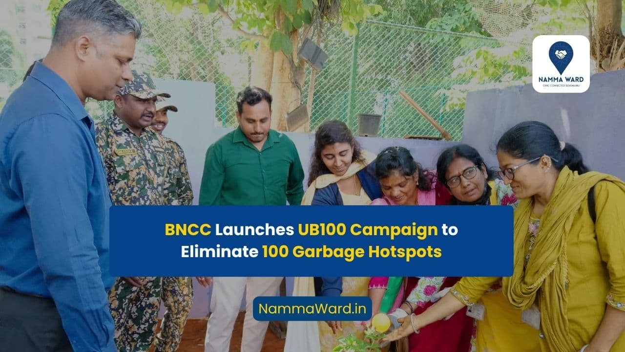 Commissioner Launches “UB100 (Uttara Bengaluru 100)” Cleanliness Campaign on World Environment Day