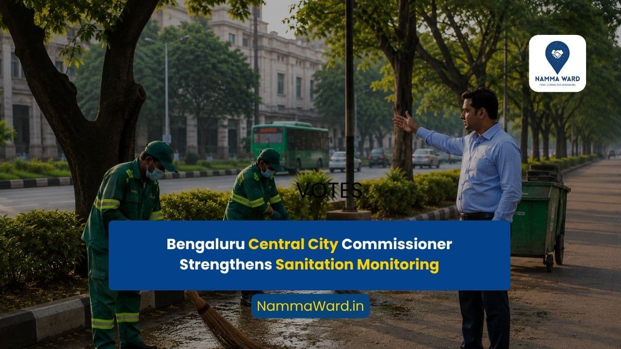 Commissioner Calls for Enhanced Cleanliness in Bengaluru Central City