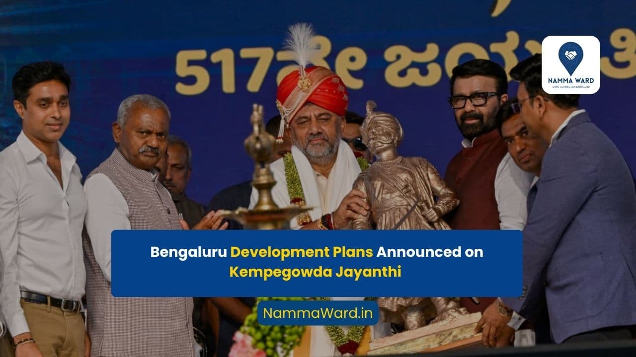CM D.K. Shivakumar Pays Tribute to Kempegowda, Announces Major Development Initiatives for Bengaluru