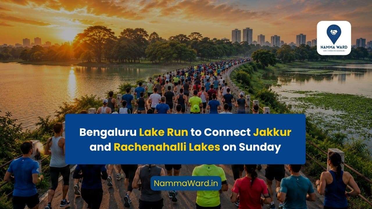 Bengaluru Lake Run to Connect Jakkur and Rachenahalli Lakes on Sunday