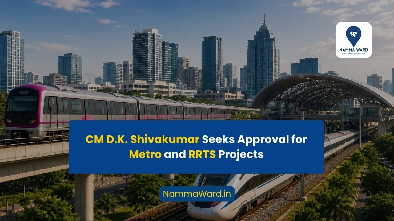 CM D.K. Shivakumar Submits Metro and RRTS Proposals to Union Government