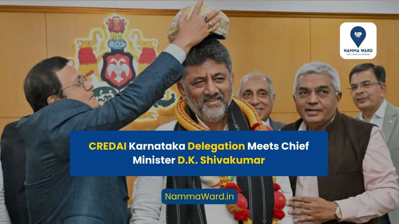 CREDAI Karnataka Delegation Meets Chief Minister D.K. Shivakumar