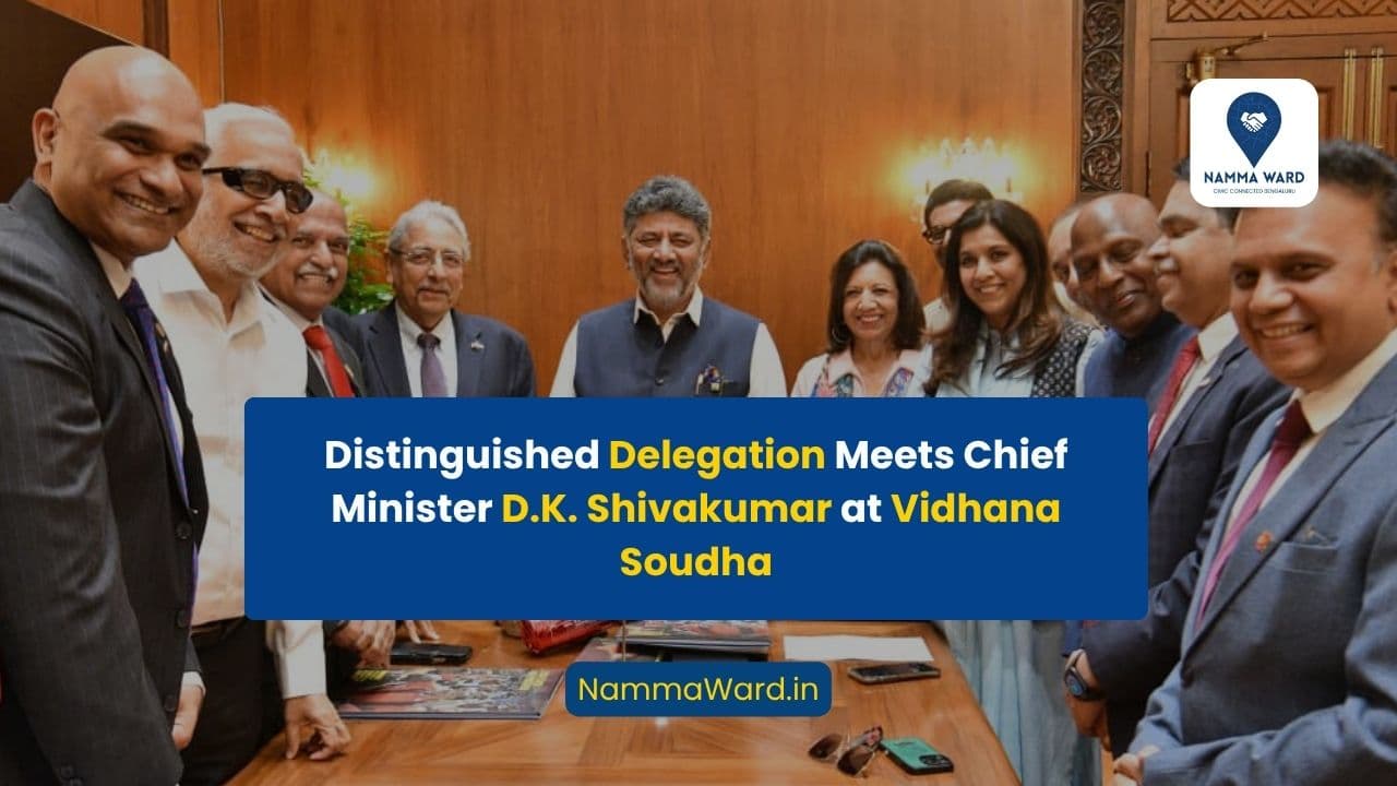 Distinguished Delegation Meets Chief Minister D.K. Shivakumar in Bengaluru