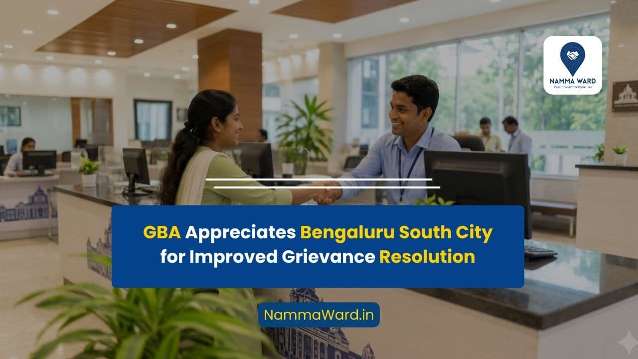 GBA Appreciates Bengaluru South City for Grievance Redressal Performance
