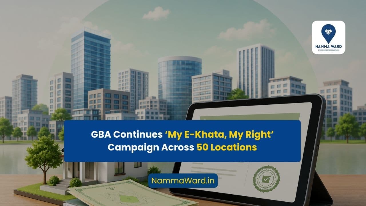 My E-Khata, My Right Campaign Continues Across GBA on 06 June 2026