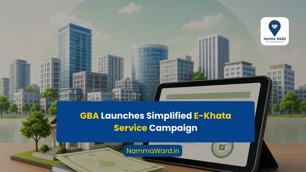 GBA Launches Simplified E-Khata Service Campaign