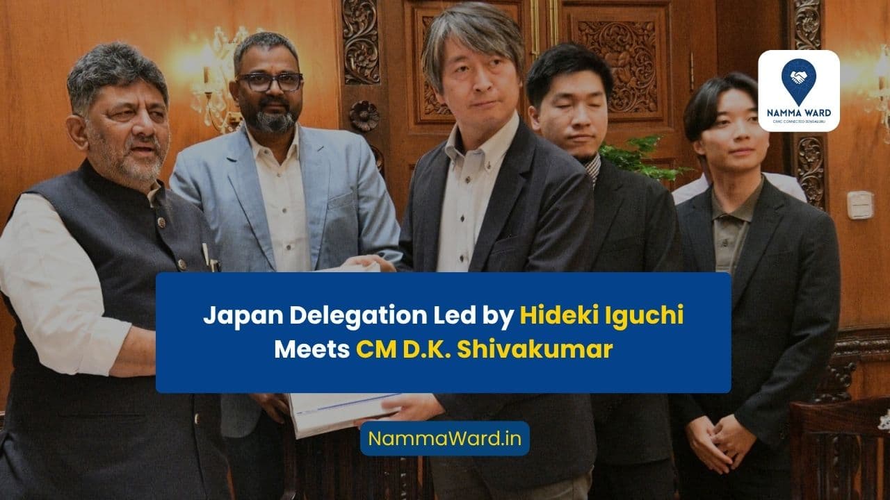 Japan Delegation Led by Hideki Iguchi Meets D.K. Shivakumar