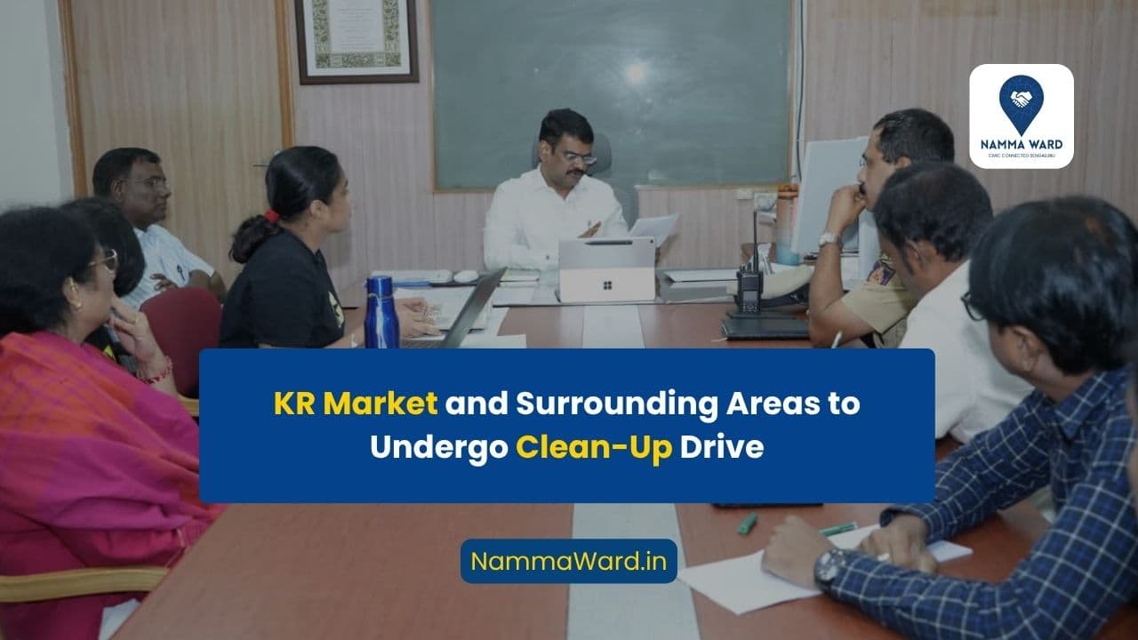 KR Market and Surrounding Areas to Undergo Clean-Up Drive, Says Venkatachalapathi