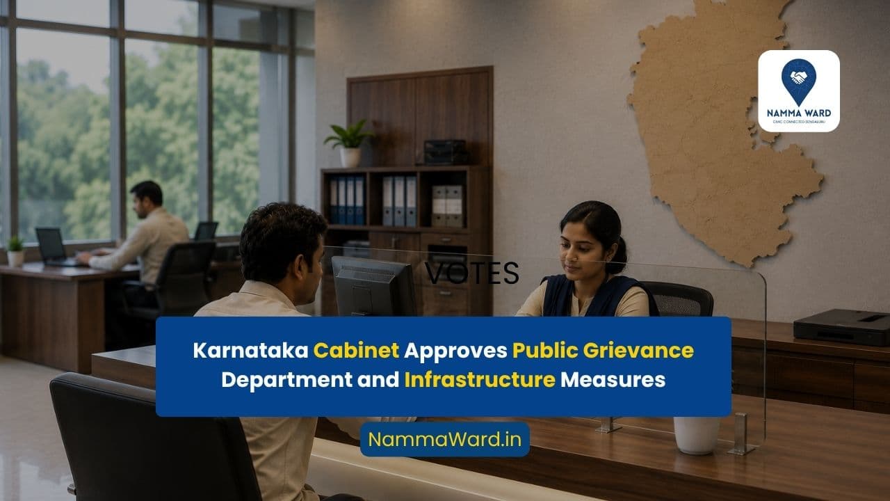 New Public Grievance Department to Be Established in Karnataka, Cabinet Approves Multiple Civic Measures