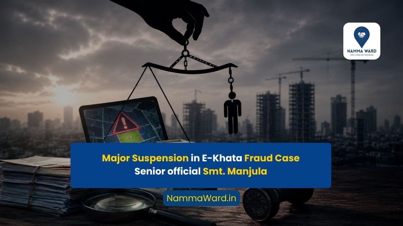 Major Suspension in E-Khata Fraud Case