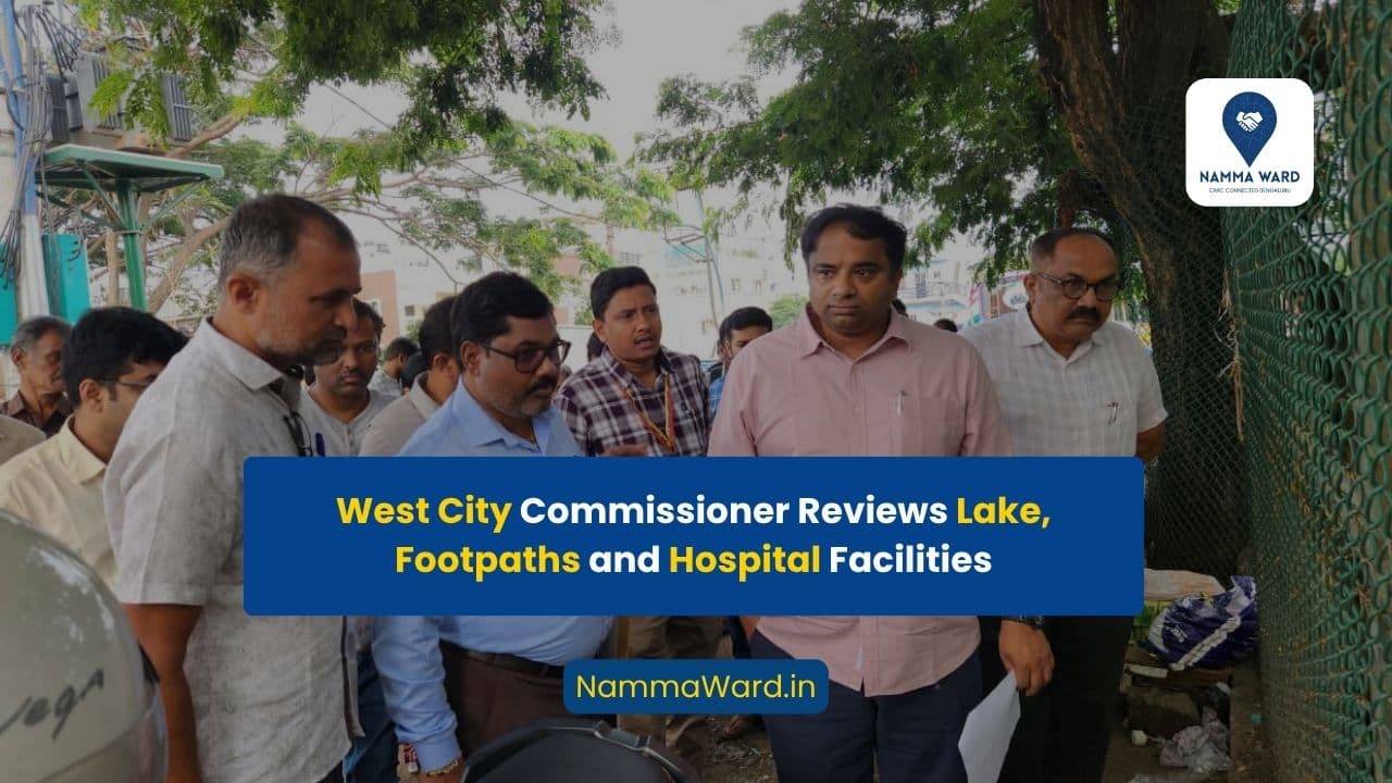 Commissioner Inspects Lake Restoration, Footpath Development and Hospital Facilities Across West