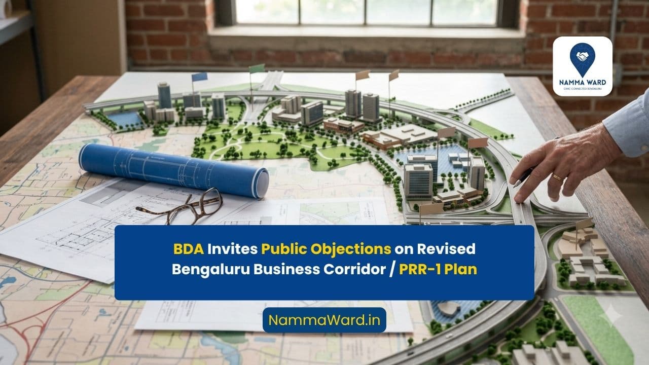 BDA Invites Public Objections on Revised Bengaluru Business Corridor / PRR-1 Plan