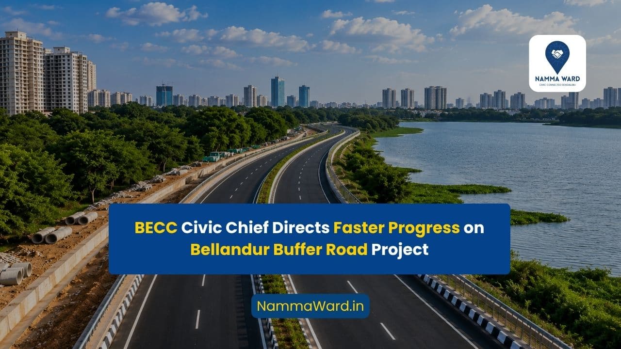 Bengaluru East Civic Chief Directs Faster Progress on Bellandur Buffer Road Project
