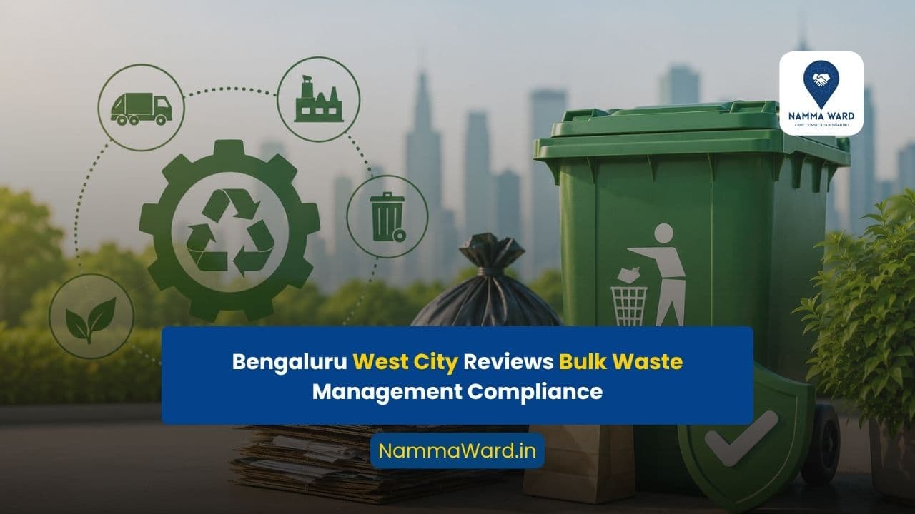 Bengaluru West City Reviews Bulk Waste Management, Directs Action Against Violators