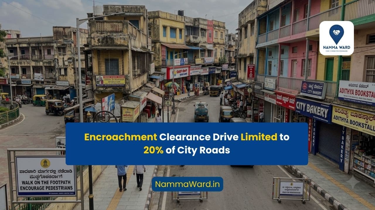 Civic Encroachment Clearance Limited to 20% of City Roads, Says Authority
