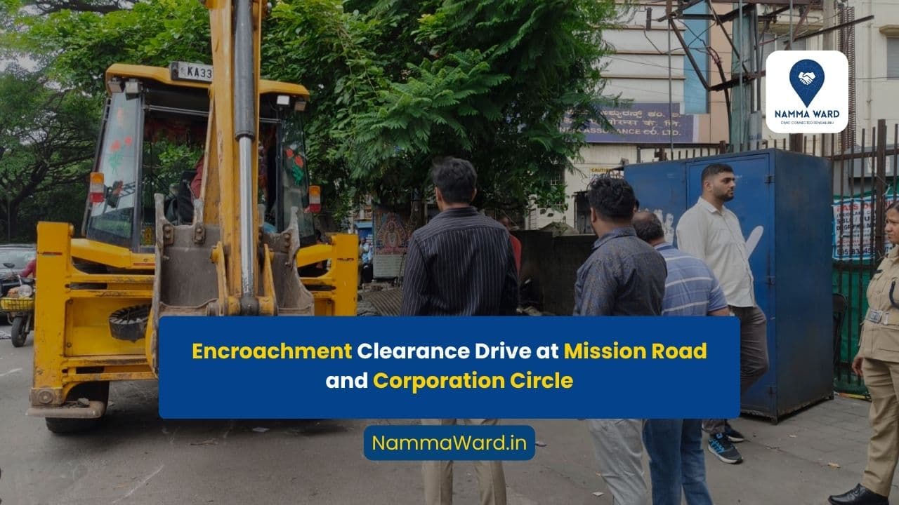 Central City Conducts Encroachment Clearance Drive at Mission Road and Corporation Circle