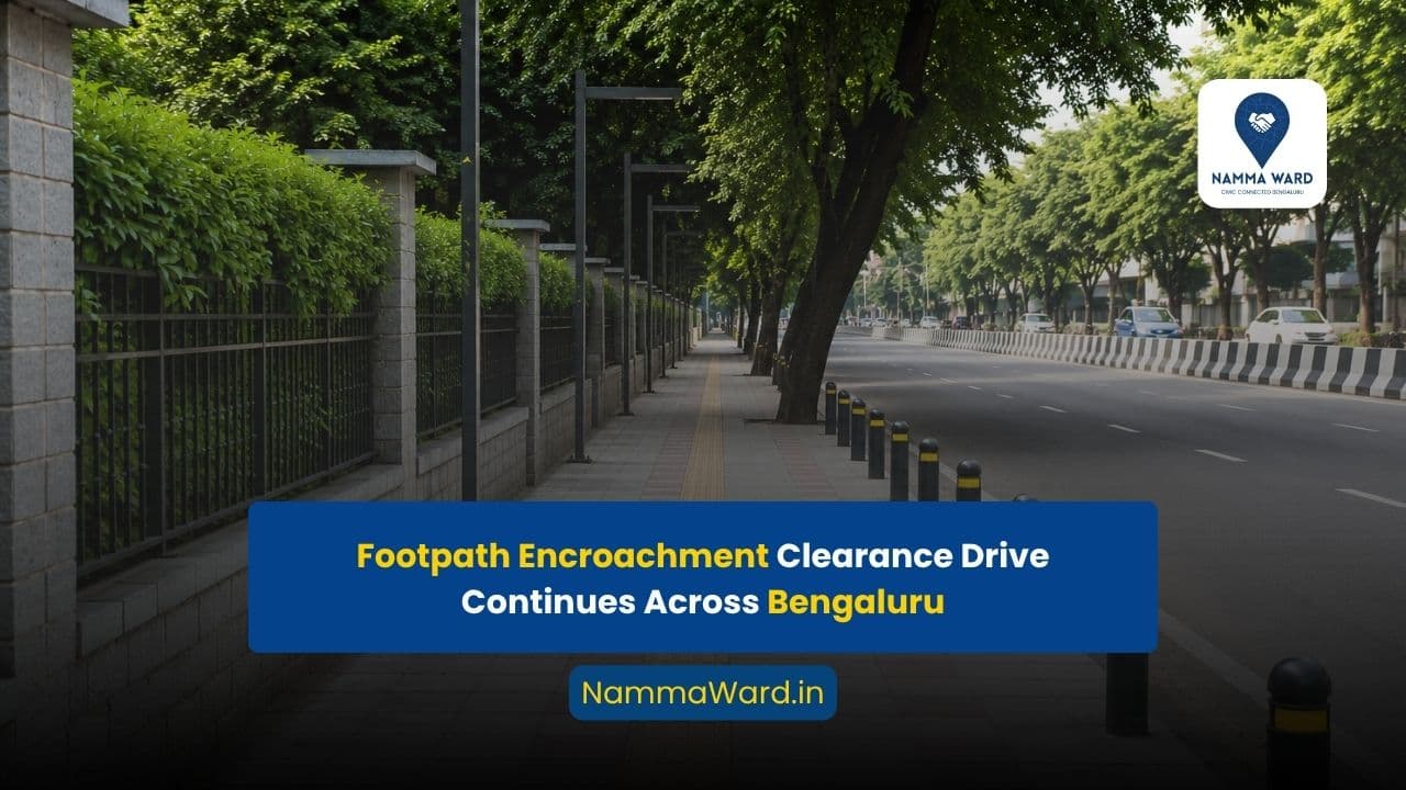 Footpath Encroachment Clearance Drive to Continue Across All Five Bengaluru City Corporations: CM D.K. Shivakumar