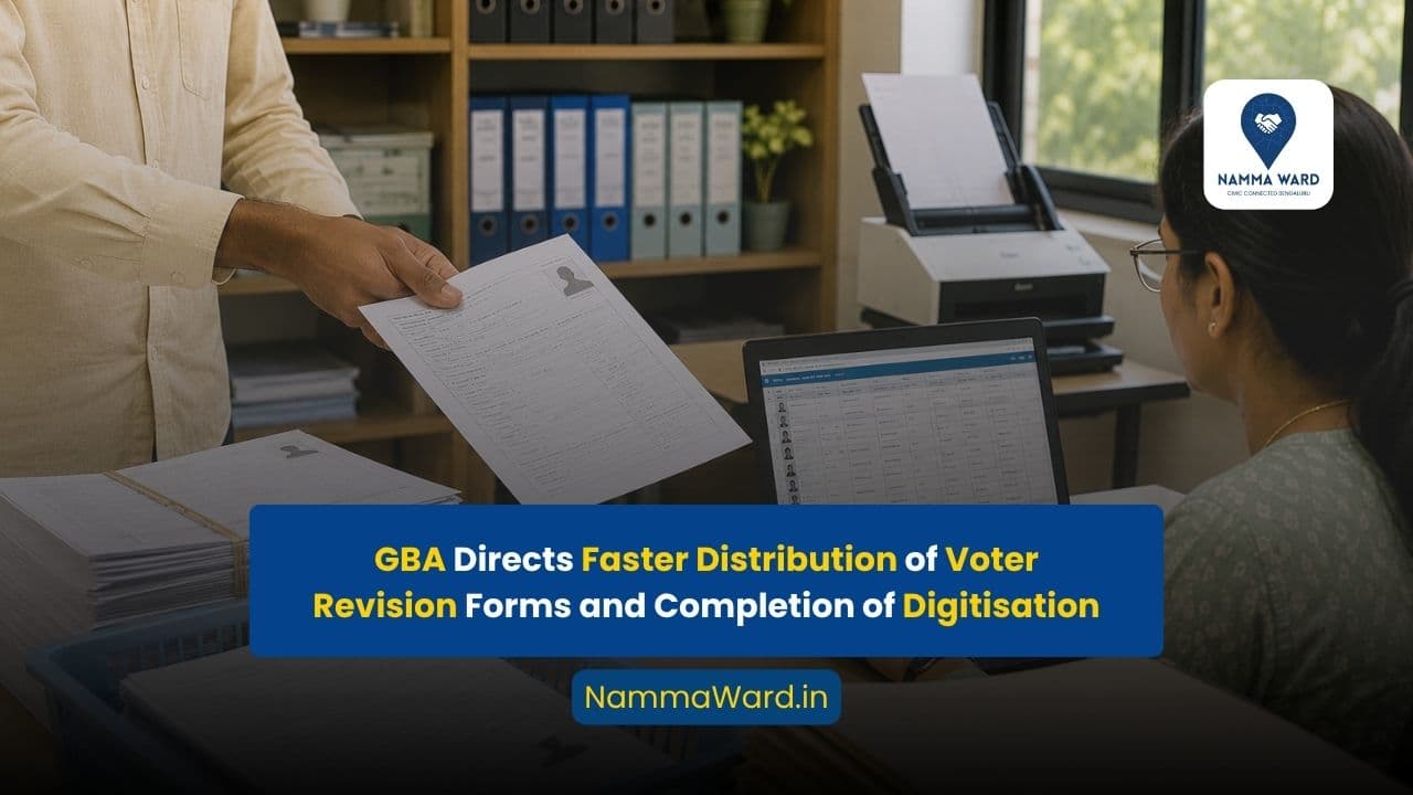 GBA Directs Faster Distribution of Voter Revision Forms and Completion of Digitisation