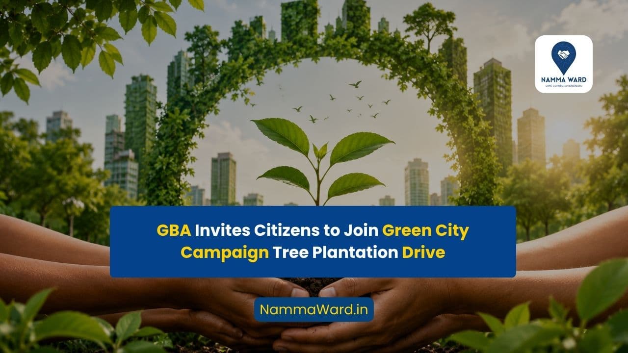 GBA Invites Citizens to Join Green City Campaign Tree Plantation Drive